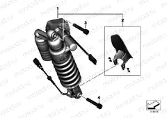 SPRING STRUT, ESA, REAR