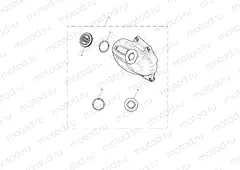 Sprocket cover, chrome