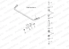 STABILIZER BAR | STABILIZER BAR, REAR - R06RD68AA/AB/AC/AD/AE/AF (4999202219920221C10)