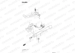STAND - FOOT BRAKE LEVER