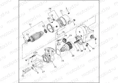 STARTER MOTOR - 883