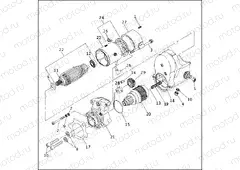 STARTER MOTOR - 883 MODELS (2 OF 2)