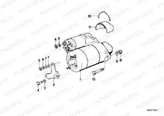 Starter mounting hardware