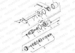 STARTING MOTOR (300) XPRESS 300 W97CA28C (4939603960D011) | STARTING MOTOR (300) XPRESS 300 W97CA28C (4939603960D011)