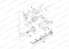 STARTING MOTOR - A02CK42AA/AB (4970327032D04) | STARTING MOTOR - A02CK42AA/AB (4970327032D04)