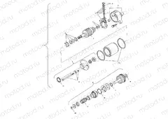 STARTING MOTOR - A04CH42AA/AE/AG (4986068606D12) | STARTING MOTOR - A04CH42AA/AE/AG (4986068606D12)