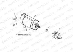 STARTING MOTOR - A05MH68AP (4999609960E05) | STARTING MOTOR - A05MH68AP (4999609960E05)