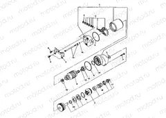 STARTING MOTOR ASSEMBLY 250 4x6 / W928627 (4922902290043A) | STARTING MOTOR ASSEMBLY 250 4x6 / W928627 (4922902290043A)