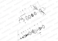 Starting Motor Assembly (4913491349035A) | Starting Motor Assembly (4913491349035A)
