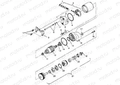 STARTING MOTOR (BLAZER) Trail Blazer W97BA25C (4940124012D009) | STARTING MOTOR (BLAZER) Trail Blazer W97BA25C (4940124012D009)
