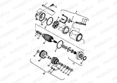 STARTING MOTOR - I984690 (4945114511c008) | STARTING MOTOR - I984690 (4945114511c008)