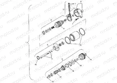 STARTING MOTOR Magnum 2X4 W967544 (4936033603D005) | STARTING MOTOR Magnum 2X4 W967544 (4936033603D005)