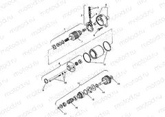 STARTING MOTOR Magnum 2X4 W98AA42A (4945524552D005) | STARTING MOTOR Magnum 2X4 W98AA42A (4945524552D005)