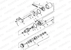 STARTING MOTOR Trail Boss W98AA25C (4945314531C010) | STARTING MOTOR Trail Boss W98AA25C (4945314531C010)