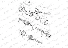 STARTING MOTOR - W004978D (4955795579C009) | STARTING MOTOR - W004978D (4955795579C009)