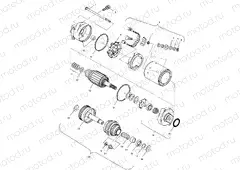 STARTING MOTOR - W015199D (4964836483C012) | STARTING MOTOR - W015199D (4964836483C012)