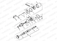STARTING MOTOR XPLORER 400L W98CC38C (4945414541D006) | STARTING MOTOR XPLORER 400L W98CC38C (4945414541D006)