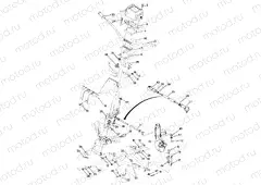 STEERING ASSEMBLY 250 4x4 / W928127 (4922872287B003) | STEERING ASSEMBLY 250 4x4 / W928127 (4922872287B003)