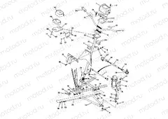 STEERING ASSEMBLY 350 2X4 - Update (4919821982011A) | STEERING ASSEMBLY 350 2X4 - Update (4919821982011A)