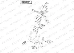 Steering Assembly-Scrambler (4910981098022A) | Steering Assembly-Scrambler (4910981098022A)