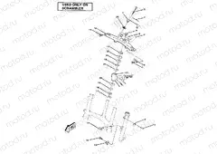 Steering Assembly-Scrambler (4911991199022A) | Steering Assembly-Scrambler (4911991199022A)