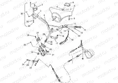 STEERING ASSEMBLY SLX 780 B954287 (4933953395A013) | STEERING ASSEMBLY SLX 780 B954287 (4933953395A013)