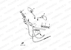 Steering handle. Cable 1 (Fruit handle)