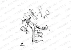 Steering handle. Cable
