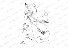 Steering handle & cable