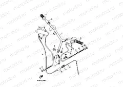 Steering handle. Cable