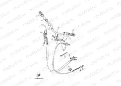 Steering handle. Cable