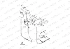 Steering handle & cable