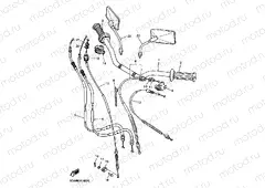 Steering handle cable