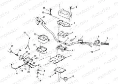 STEERING - HANDLEBAR 2x4 400L W947540 (4926752675B004) | STEERING - HANDLEBAR 2x4 400L W947540 (4926752675B004)
