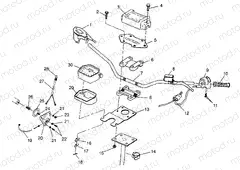 STEERING - HANDLEBAR Magnum 2X4 W967544 (4936033603B005) | STEERING - HANDLEBAR Magnum 2X4 W967544 (4936033603B005)