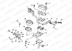 STEERING - HANDLEBAR Magnum 2X4 W98AA42A (4945524552B005) | STEERING - HANDLEBAR Magnum 2X4 W98AA42A (4945524552B005)