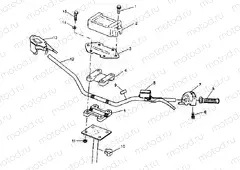 STEERING - HANDLEBAR Sport 400L W958540 (4930133013B005) | STEERING - HANDLEBAR Sport 400L W958540 (4930133013B005)