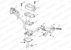 STEERING - HANDLEBAR - W98AA25C (4945314531B007) | STEERING - HANDLEBAR - W98AA25C (4945314531B007)