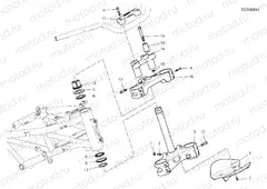 STEERING HEAD BASE ASSEMBLY [MOD:MS1260]