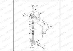 STEERING HEAD BRACKET ASSEMBLY