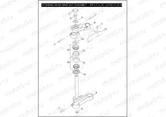 STEERING HEAD BRACKET ASSEMBLY - 883/C/L/R, 1200C/L/N/R