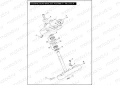 STEERING HEAD BRACKET ASSEMBLY - XR1200/X