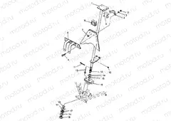 STEERING POST ASSEMBLY 2X4 300 W957530 (4930053005B006) | STEERING POST ASSEMBLY 2X4 300 W957530 (4930053005B006)