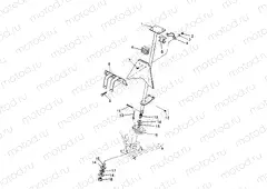 STEERING POST ASSEMBLY 2X4 350L W937539 (4924032403015A) | STEERING POST ASSEMBLY 2X4 350L W937539 (4924032403015A)