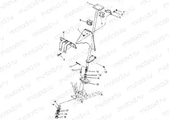 STEERING POST ASSEMBLY 2x4 400L W947540 (4926752675B005) | STEERING POST ASSEMBLY 2x4 400L W947540 (4926752675B005)