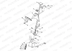 STEERING POST ASSEMBLY 4X4 350L W938139 (4924052405018A) | STEERING POST ASSEMBLY 4X4 350L W938139 (4924052405018A)