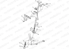 STEERING POST Magnum 6X6 W97AE42A and Swedish Magnum 6X6 S97AE42E (4940754075B011) | STEERING POST Magnum 6X6 W97AE42A and Swedish Magnum 6X6 S97AE42E (4940754075B011)