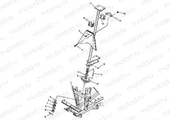 STEERING POST - W98CH50A (4945714571b012) | STEERING POST - W98CH50A (4945714571b012)