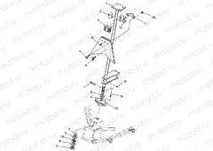 STEERING POST XPRESS 300 W969530 and XPRESS 400 W969540 (4935923592C002) | STEERING POST XPRESS 300 W969530 and XPRESS 400 W969540 (4935923592C002)