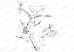 STEERING SL 700 B974071 | STEERING SL 700 B974071, Intl. SL 700 I974071, SL 700 Deluxe B974072 and In (4940874087B002)